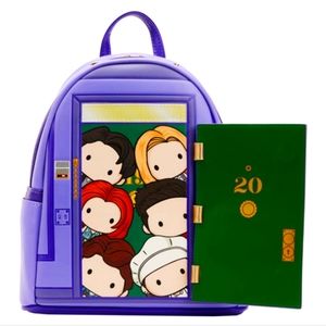 Friends loungefly backpack BNWT front door